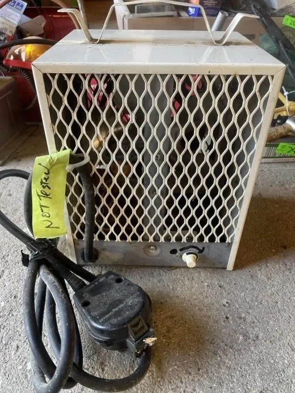 Portable shop heater. 240A.