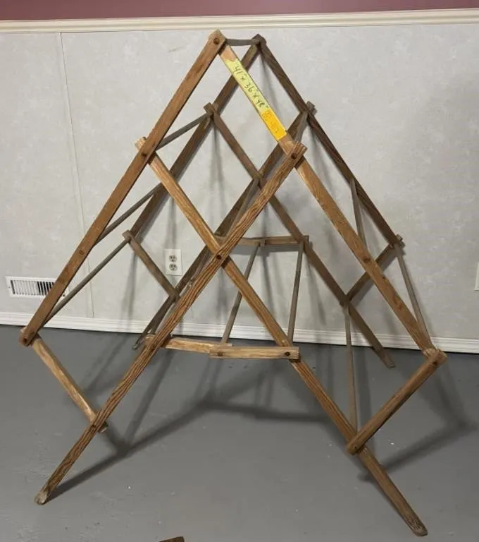 Wooden Drying Rack - 41x36x48 inches