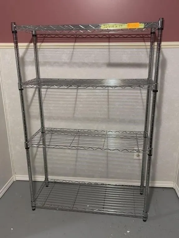 4 Tier Shelf - 36x14x55 inches