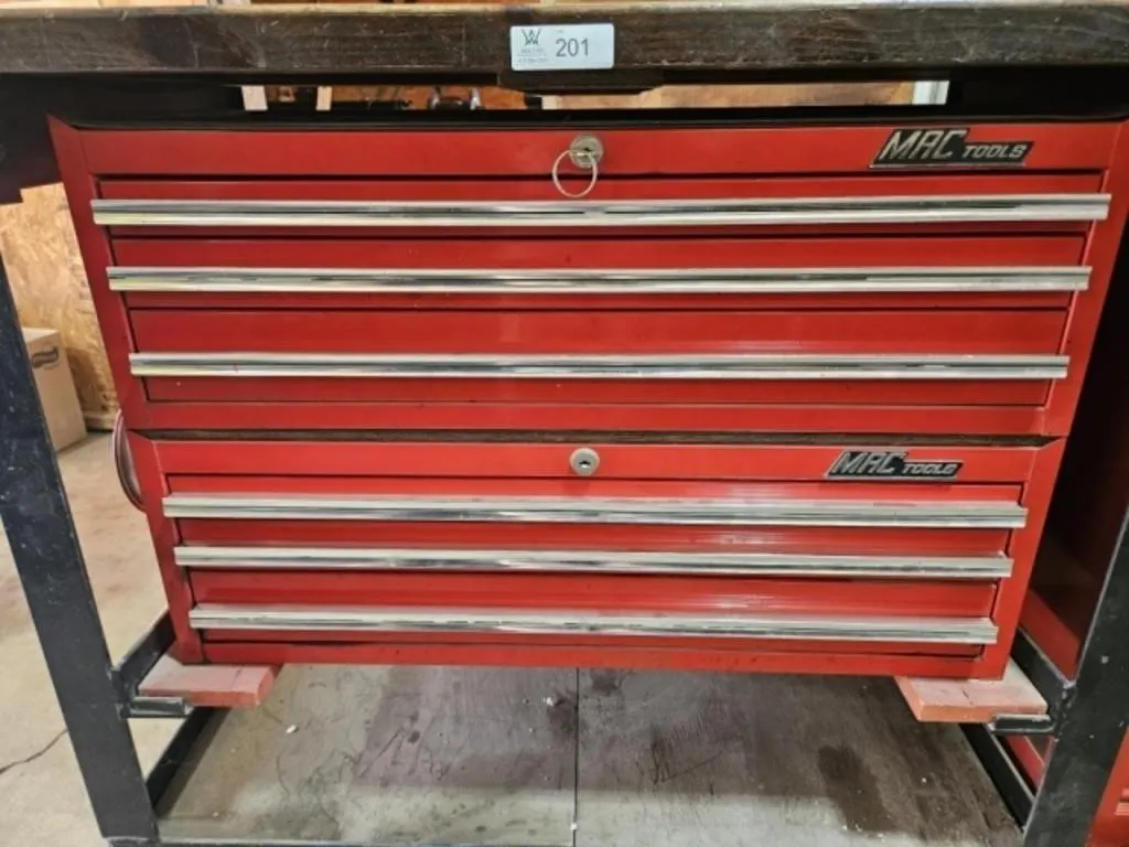 MAC Tool Box W/Homade Steel Frame Caddy