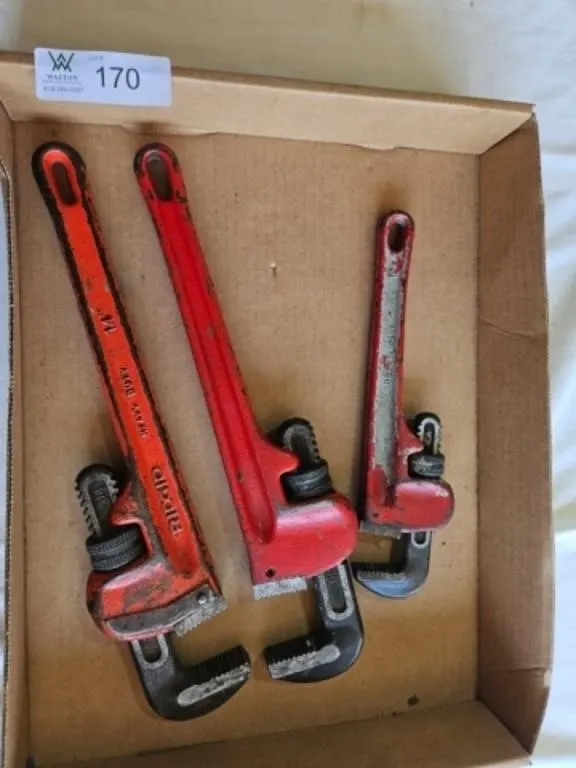 3 Pipe Wrenches
