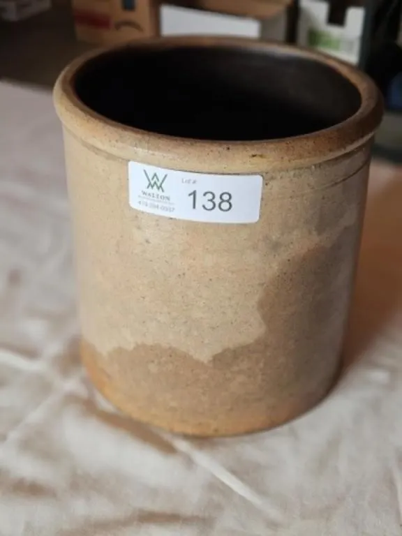 Cream Colored Crock