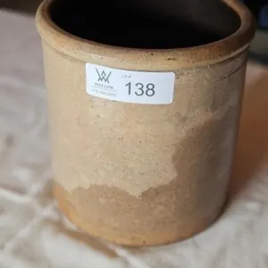 Cream Colored Crock