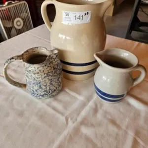 3 Crock Pitchers