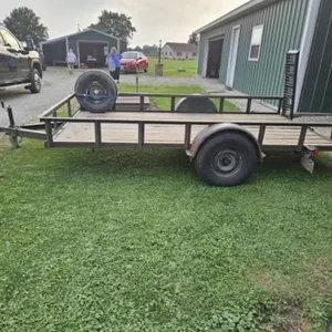 Single Axle Trailer 77"x12' w/Ramps