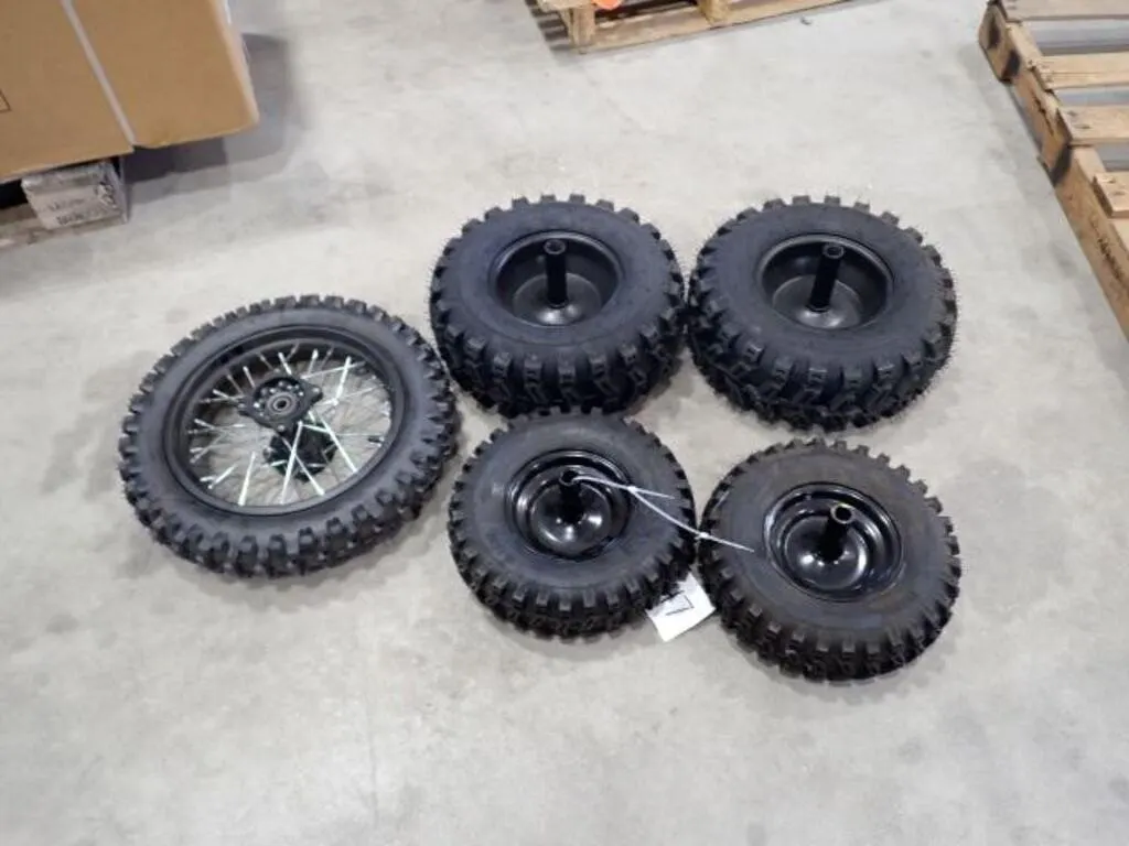 Qty Of Qnell 15/6.50-7 Tire(s) & Rim(s)