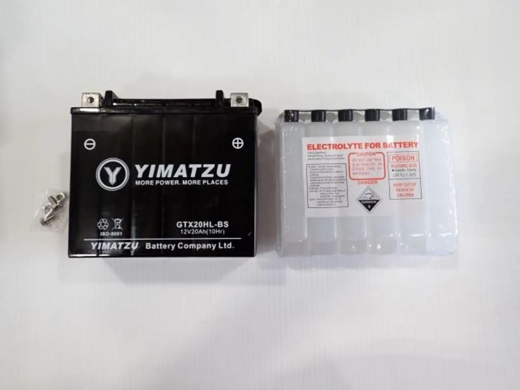 UNUSED Yimatzu BATMF1220HLBS Powersport Battery