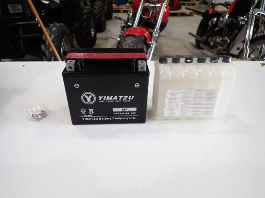 UNUSED Yimatzu BATMF1212L-BS Powersport Battery