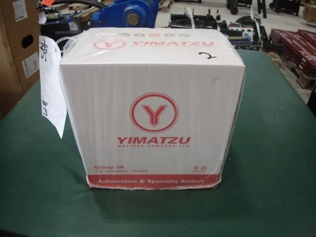 UNUSED Yimatzu BATAM1235 Automotive Battery