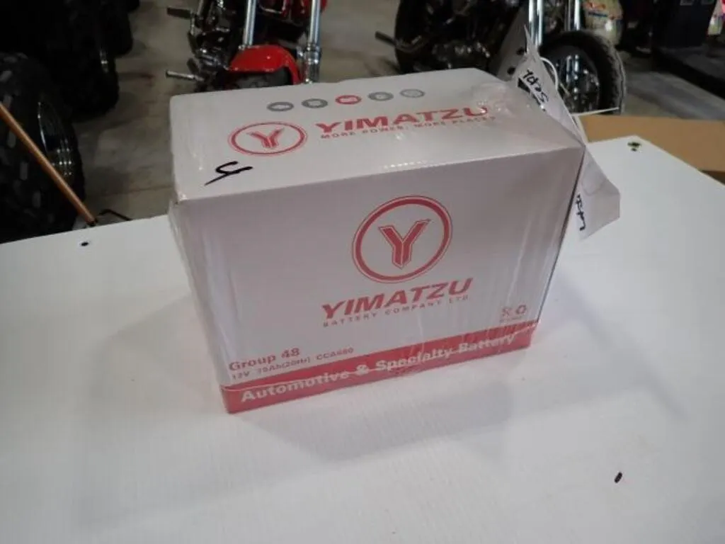 UNUSED Yimatzu BATAM1248 Automotive Battery