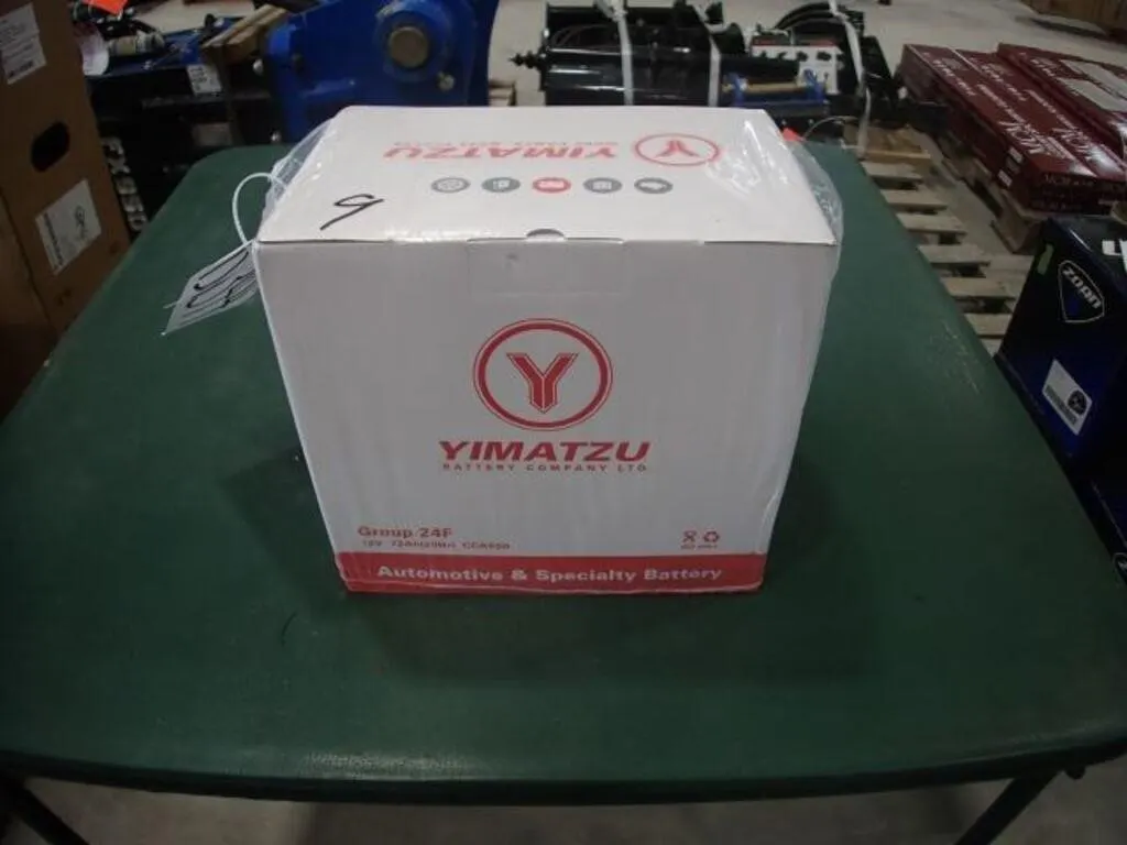 UNUSED Yimatzu BATAM1224F Automotive Battery