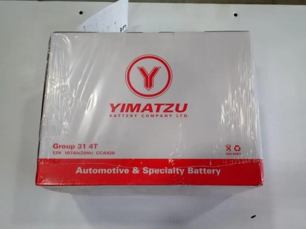 UNUSED Yimatzu BATAM1231-4T Automotive Battery
