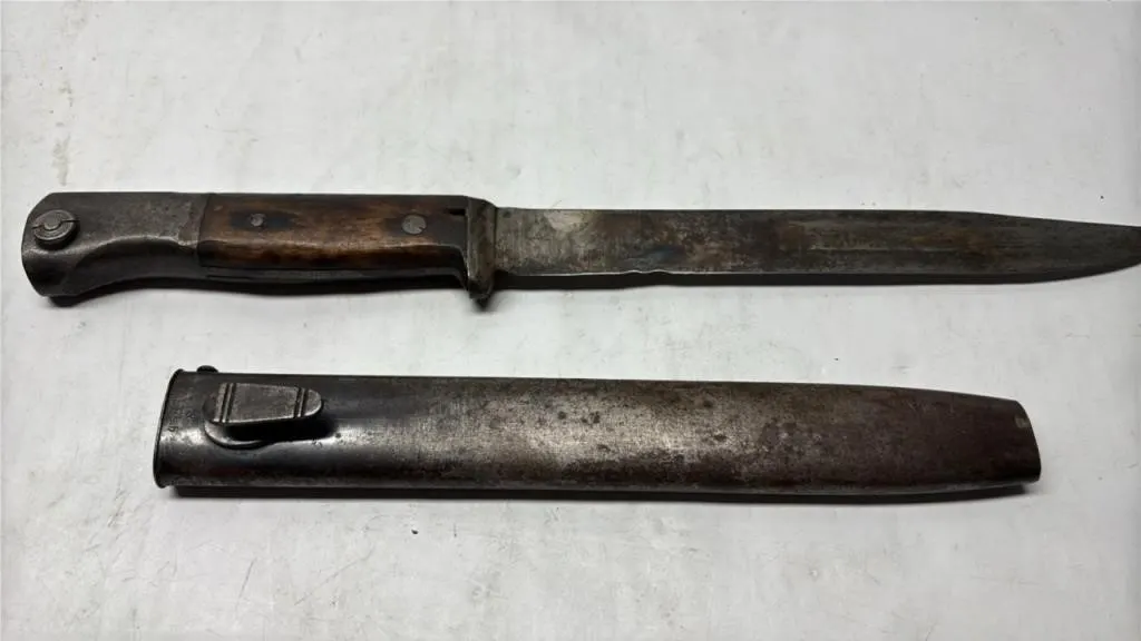 Original WWII German Bayonet With sheath