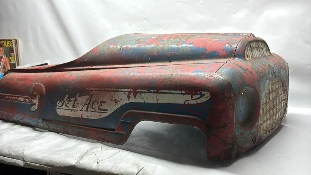 1950s Pressed Steel Jet Ace Pedal Car Body