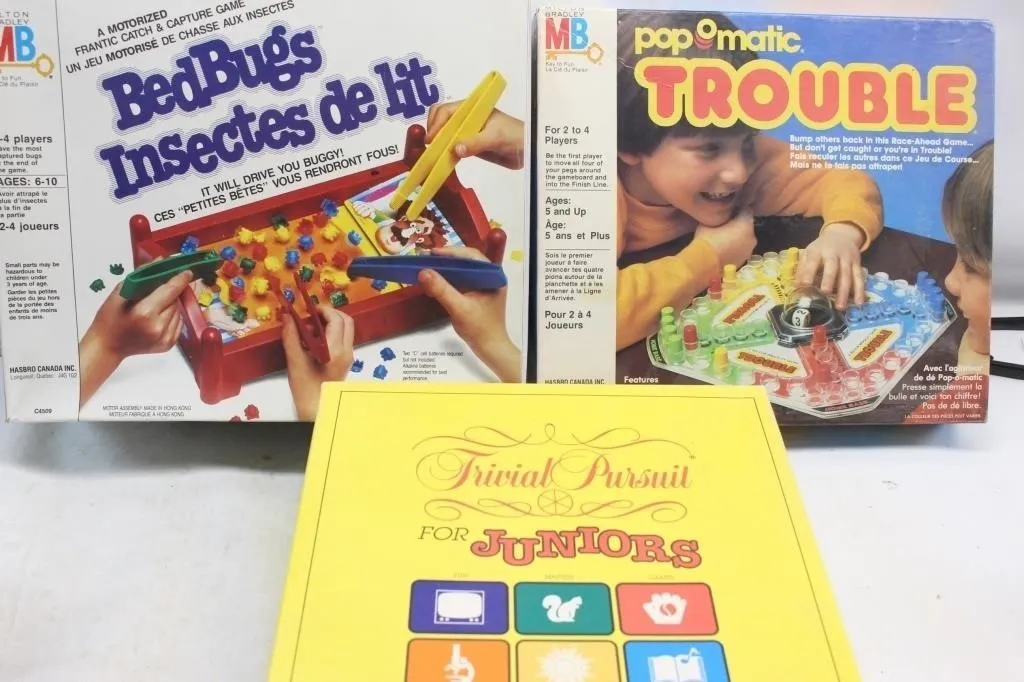 Vintage Milton Bradley Board Games: BedBugs,