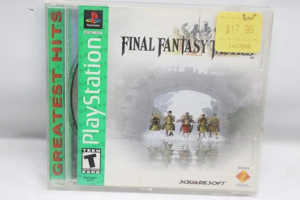 PS1 Final Fantasy Tactics Greatest Hits