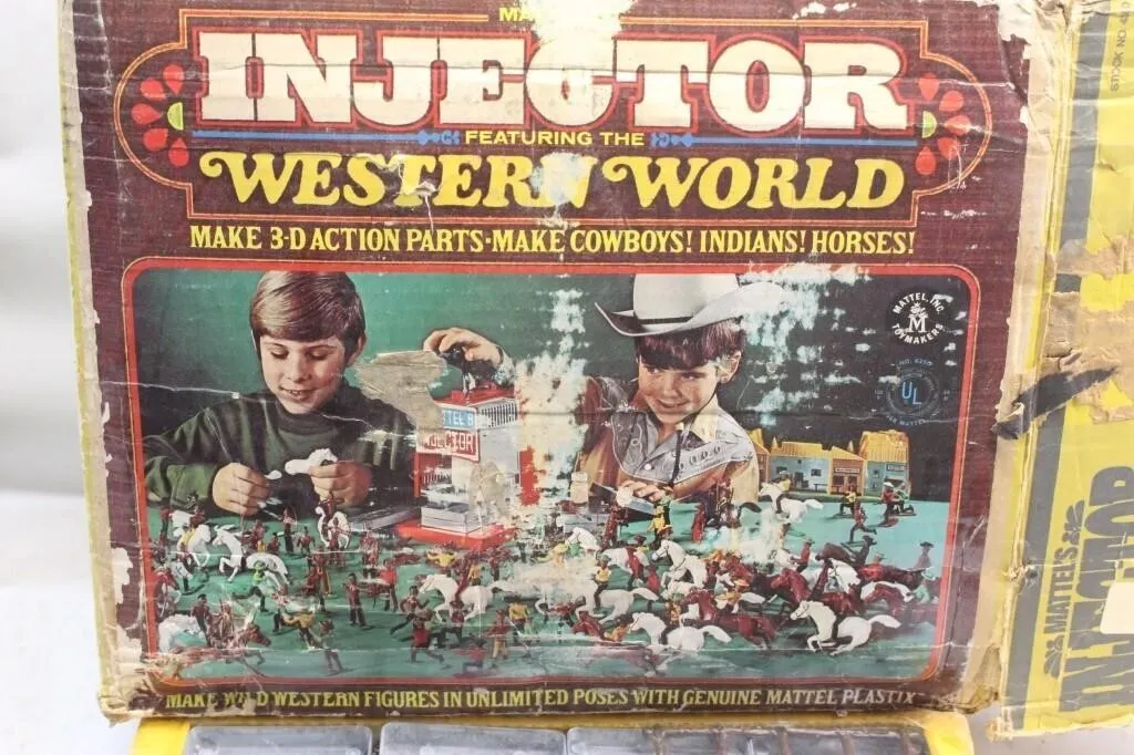 Mattel Injector Western World Toy Set w/ Molds