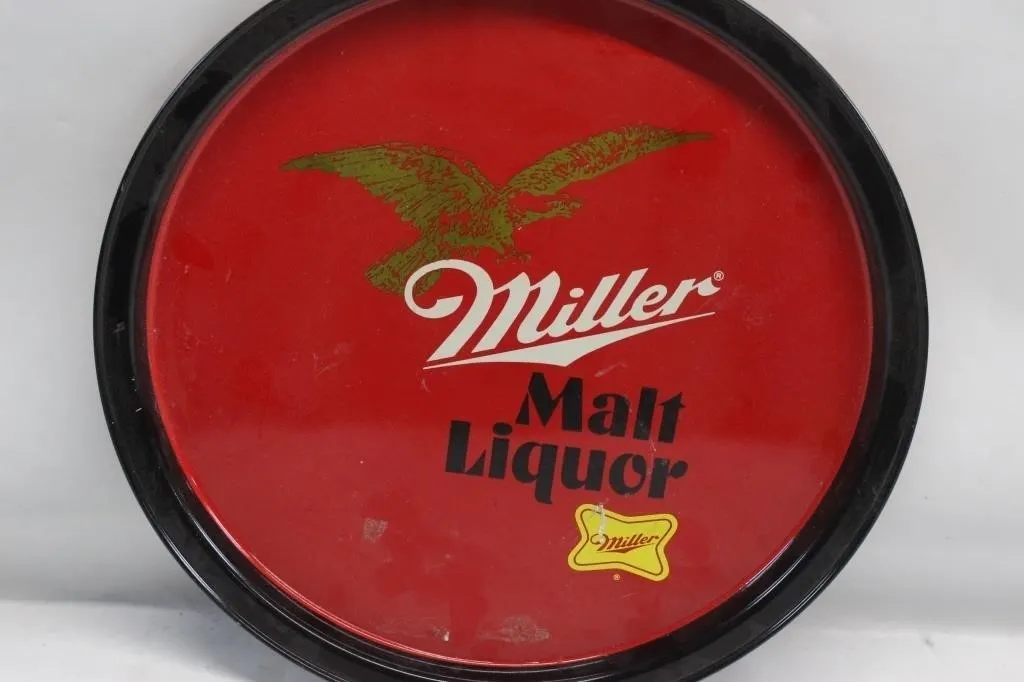 Miller Malt Liquor Metal Serving Tray