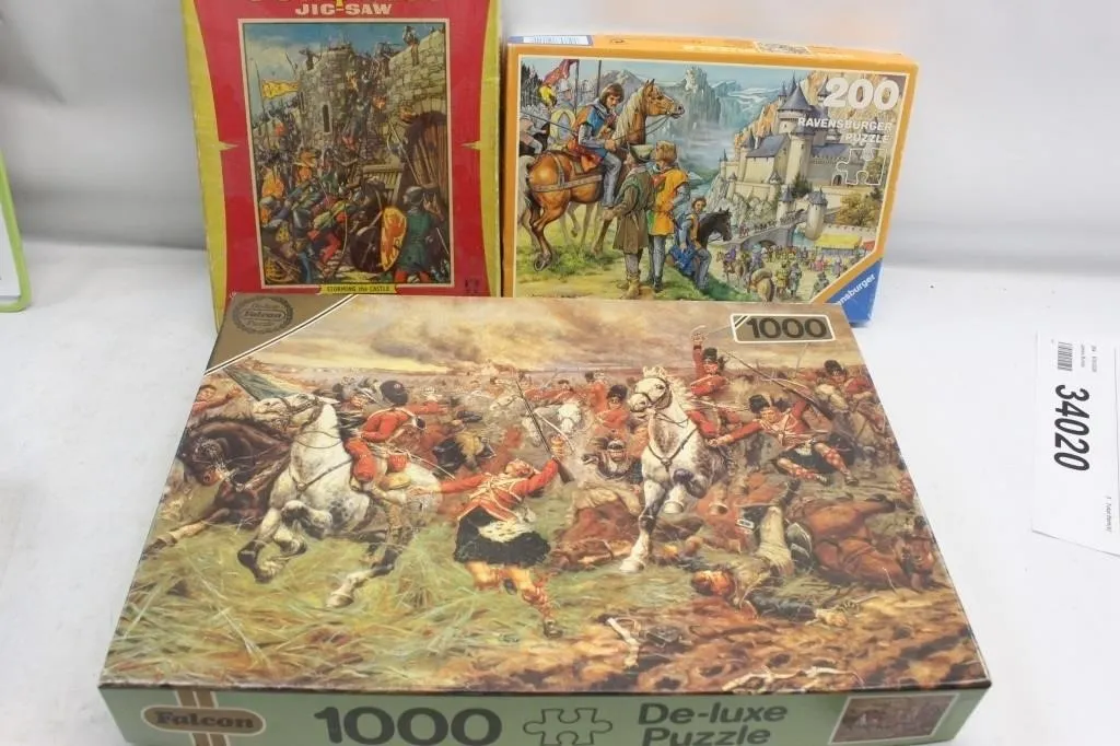Vintage Jigsaw Puzzles: Conquest, Ravensburger,