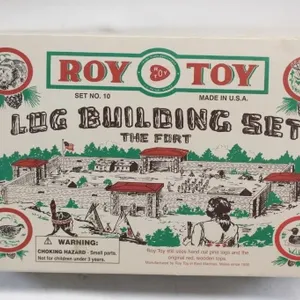 Roy Toy Log Building Set No. 10 - The Fort