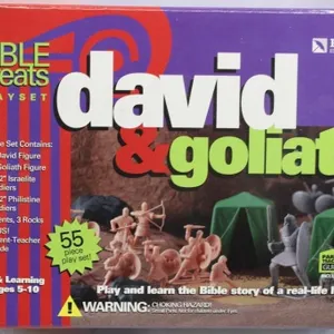 Bible Greats David & Goliath 55-Piece Playset