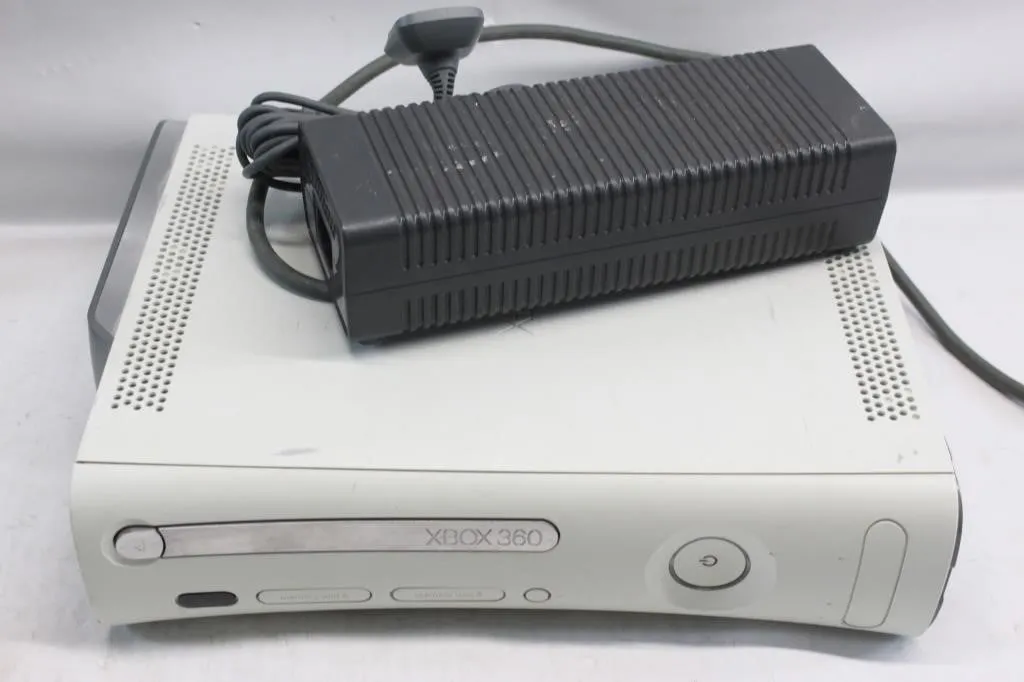 Xbox 360 Console with Power Supply and Cables