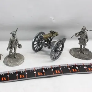 Franklin Mint Pewter Revolutionary War Figures &