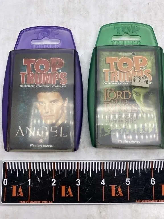 ANGEL & LOTR Top Trumps Card Games