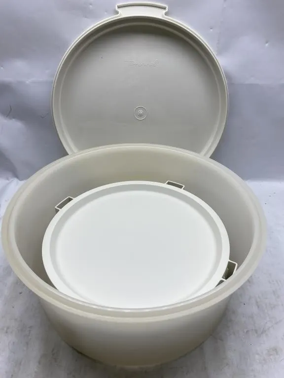 Vintage Tupperware Large Storage Bowl with Lid