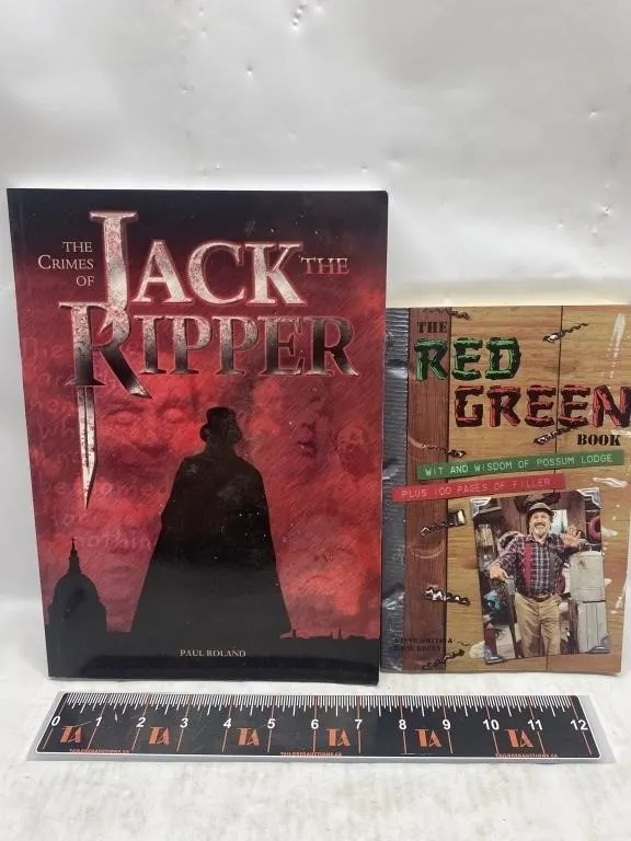 Jack the Ripper & Red Green Book (2 books)