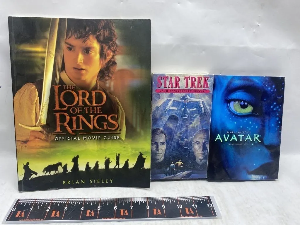 Lord of the Rings, Star Trek & Avatar Movie Books