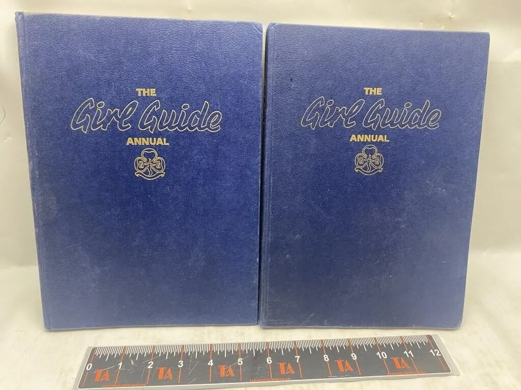 The Girl Guide Annual - Two Hardcover Books