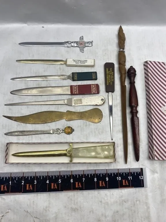 Collection of Letter Openers/Paper Knives