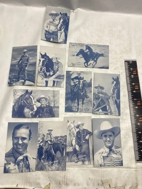 Gene Autry & Champ Exhibit Card Set (12)