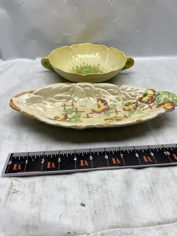Carlton Ware & Brentleigh Ware Floral Dishes