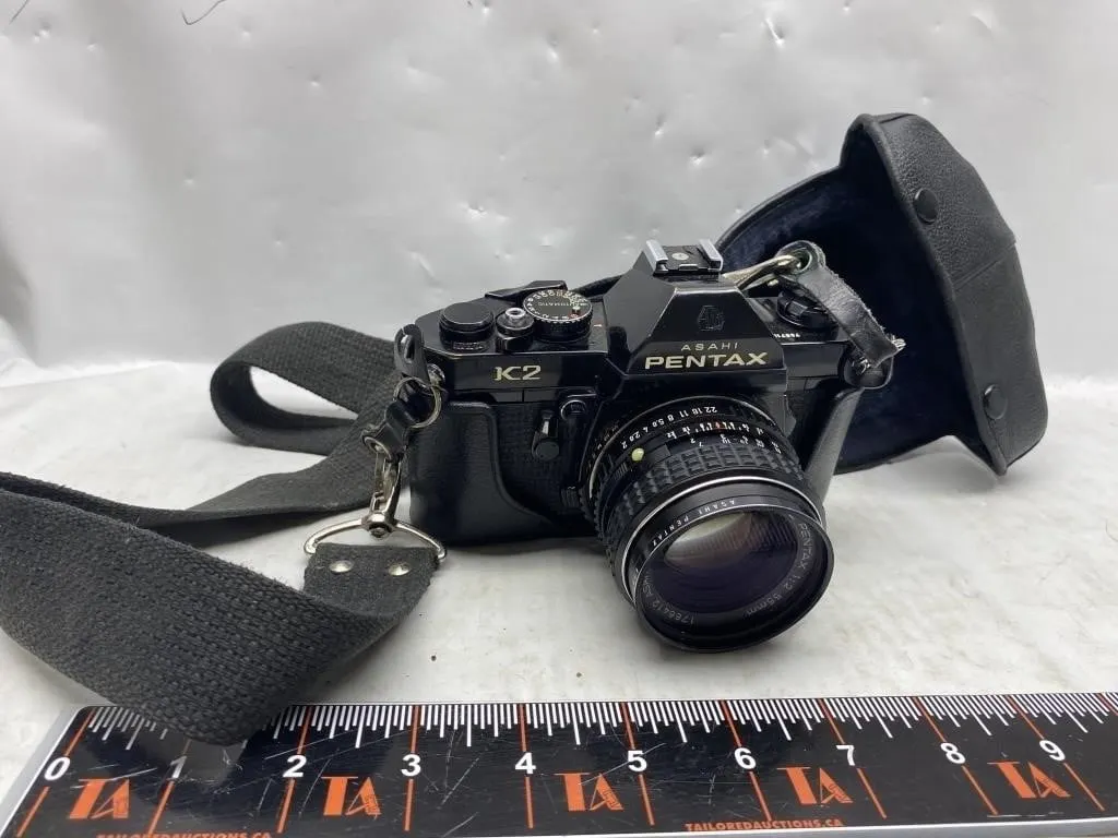 Asahi Pentax K2 35mm Film Camera with 55mm Lens