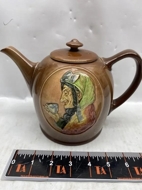Royal Doulton Kingsware Teapot, Woman Design