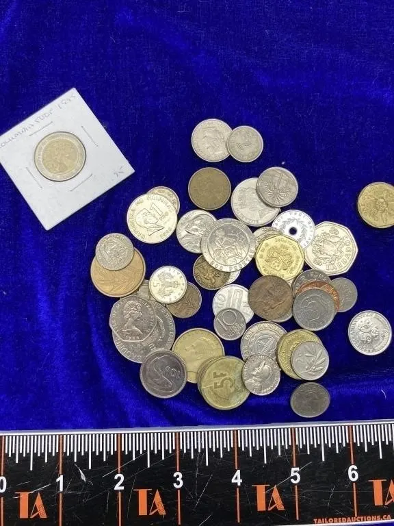 World Coin Lot – Assorted Foreign Coins