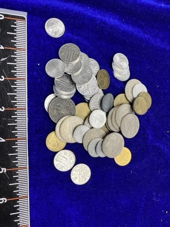 Mixed Austrian Schilling & Groschen coin lot