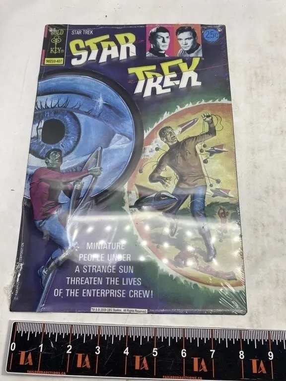 Star Trek Gold Key Comic Cover Metal Sign