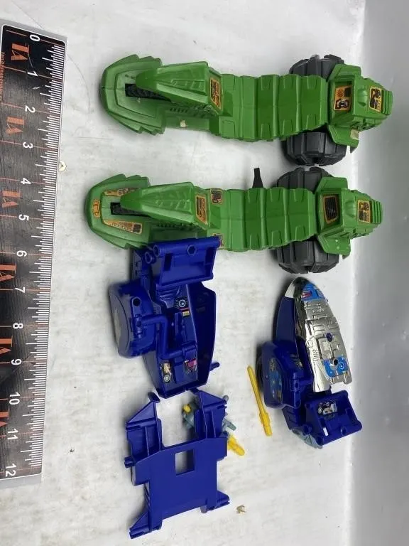 Vintage Transforming Robot Toy Parts Lot