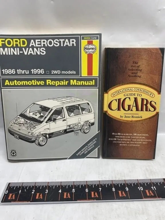 Ford Aerostar Manual & Guide to Cigars Book Set