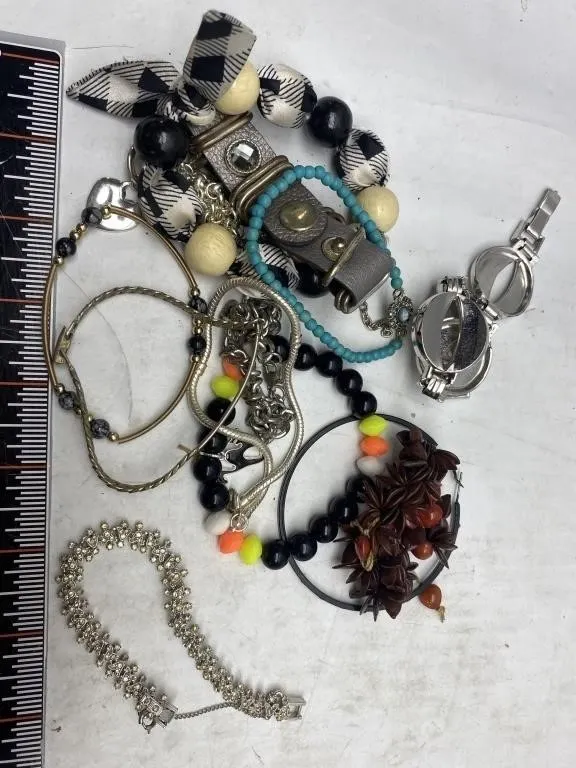 Costume Jewelry Lot - Bracelets & Necklaces