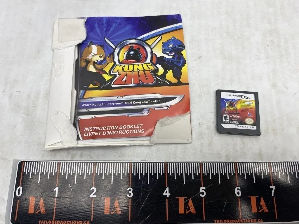 Kung Zhu Nintendo DS Game with Instruction Booklet