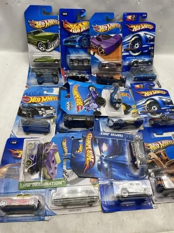 Hot Wheels Diecast Cars Lot, Assorted Series