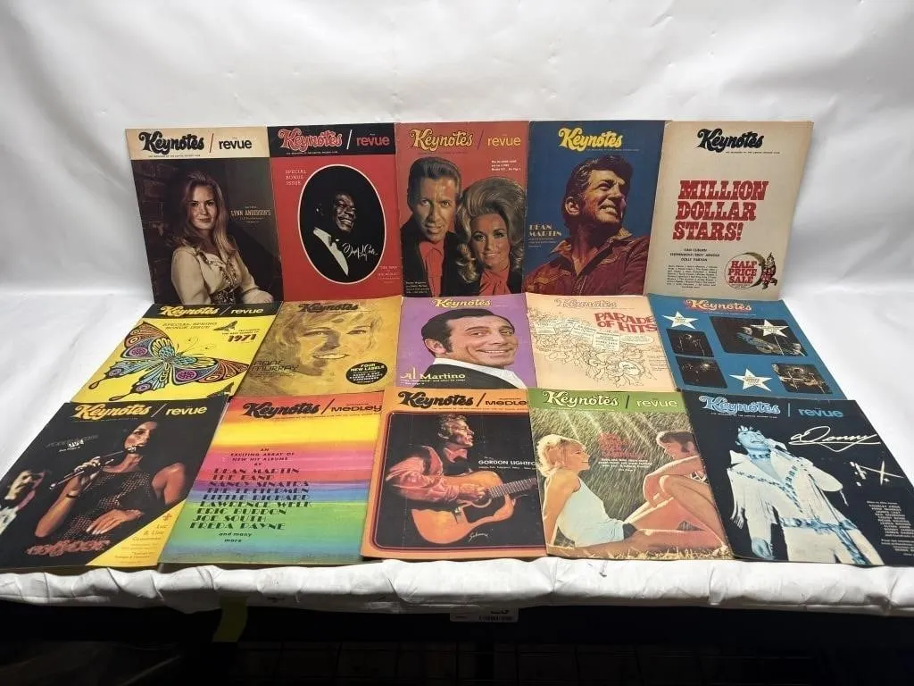 Keynotes/Revue Capitol Record Club magazines (15)