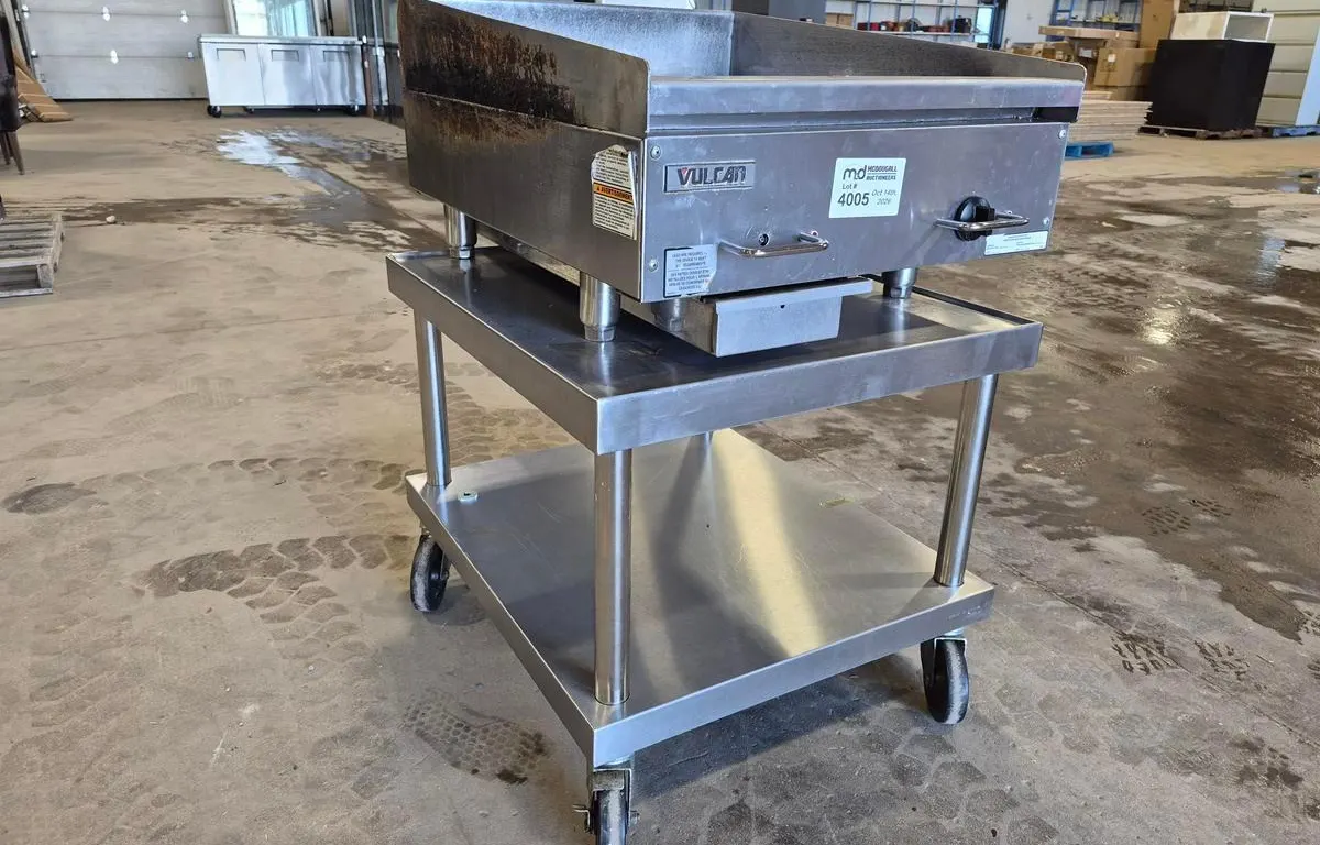 Vulcan Griddle on Cart
UNRESERVED