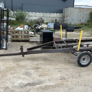 14 Ft Single Axle Tilt Boat Trailer