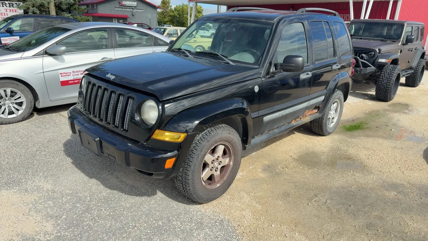 2005 Jeep Liberty Limited 4x4 SUV, 3.7L, Black, 184,536 KM