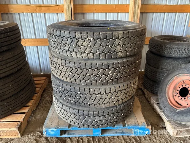 Quantity of (4) 11R24.5 Tires